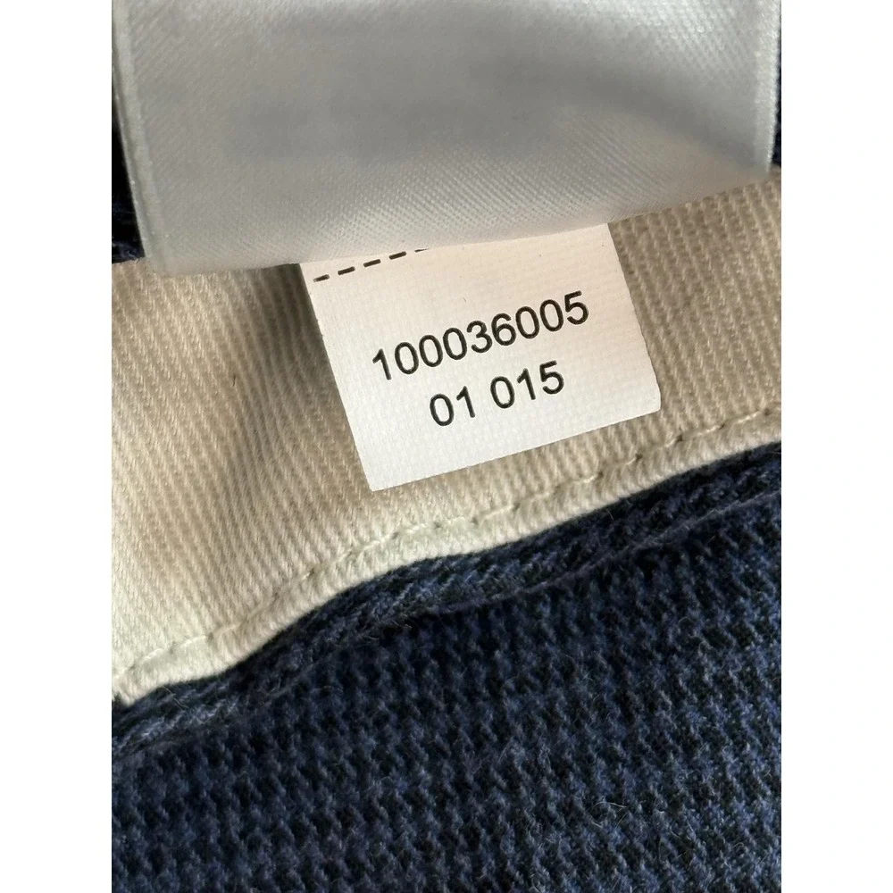 Brooks Brothers Red Fleece Pants Mens 34x32 Blue Slim Fit Check Chino Casual